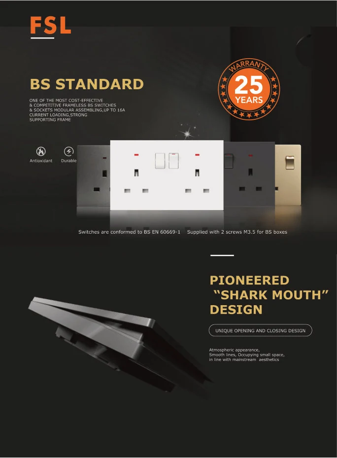 FSL British-standard switches and sockets